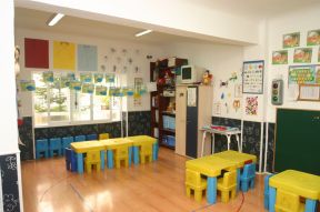 现代简约幼儿园装修效果图 幼儿园小班环境布置