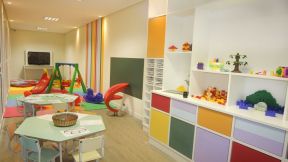 幼儿园地板装修效果图 现代简约装修样板间