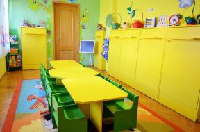 幼儿园地板装修效果图 现代田园风格