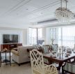 最新简约美式风格家装客厅设计效果图