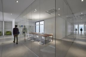 北京专业办公室装修玻璃墙面装饰图片