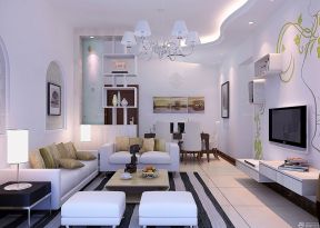 小户型客厅沙发 现代简约中式风格