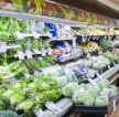 现代蔬菜超市摆设40-50平米超市装修效果图片
