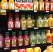 小型超市饮品区货架陈列装修效果图 
