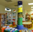 豪华幼儿园书柜设计装修效果图