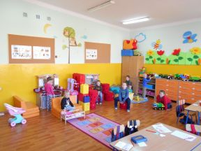 日韩幼儿园装修效果图 墙面装饰装修效果图片