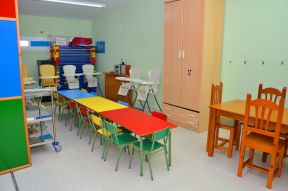幼儿园建筑效果图 教室布置设计图片