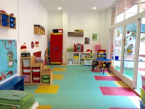 幼儿园建筑效果图 幼儿园地板装修效果图