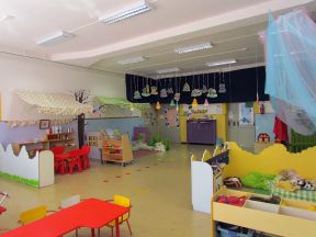 幼儿园墙面布置图片 现代简约幼儿园装修效果
