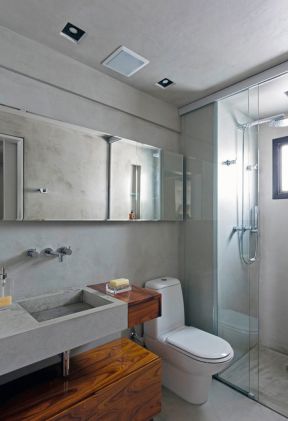 混搭风格家居卫生间洗手池装修效果图片