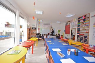 日韩幼儿园大教室布置装修效果图片