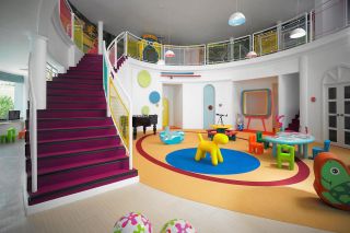 幼儿园建筑室内楼梯设计效果图