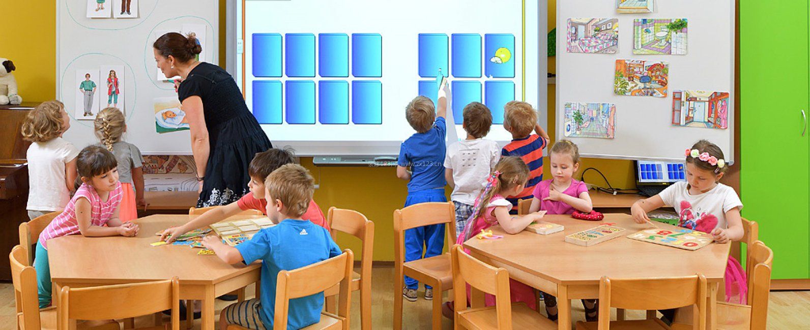 幼儿园中班教室环境布置效果图