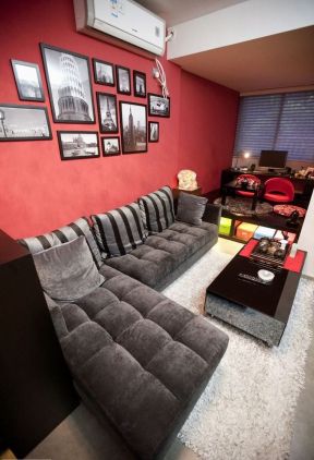 小户型客厅装修图片 布艺沙发装修效果图片