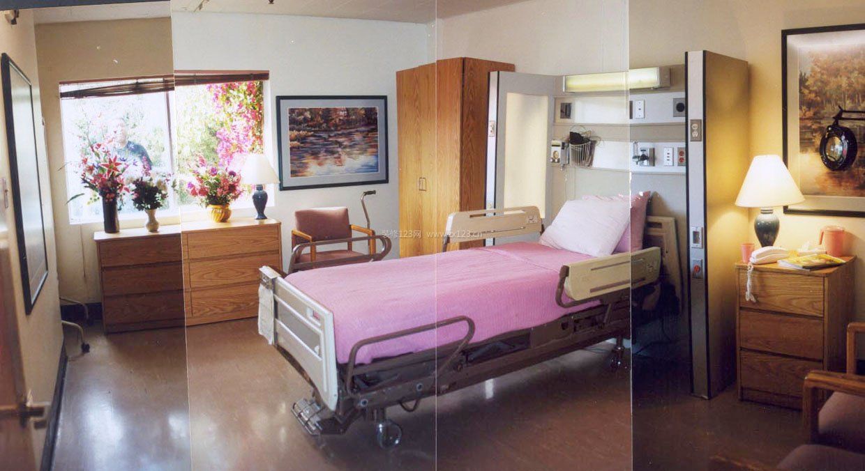 妇产医院病房装修效果图片案例