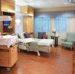 妇产医院室内棕黄色木地板装修效果图样