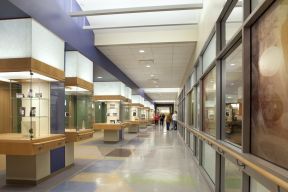 医院装修设计效果图之走廊