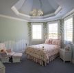 欧式别墅女生卧室装修设计效果图