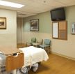 室内设计现代简约风格医院卧室背景图片