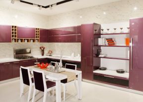 开放式厨房隔断效果图 现代家装设计