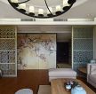 中式古典风格客厅背景墙装修效果图