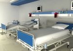 现代医院简单病房装修效果图 