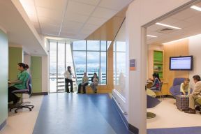 现代医院装修效果图 地板装修效果图片