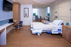 现代混搭设计医院室内病房装修图 