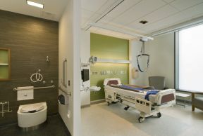 现代清新设计医院室内病房装修图 
