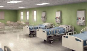 医院装修设计图 医院卧室室内背景图片