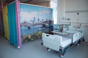 医院窗帘设计 室内设计现代简约风格