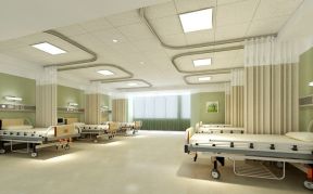 现代简约医院病房室内窗帘设计