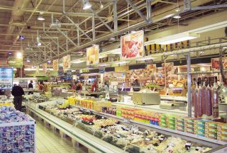 大型超市装饰设计效果图片2023