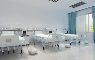 现代医院病房装修窗帘设计