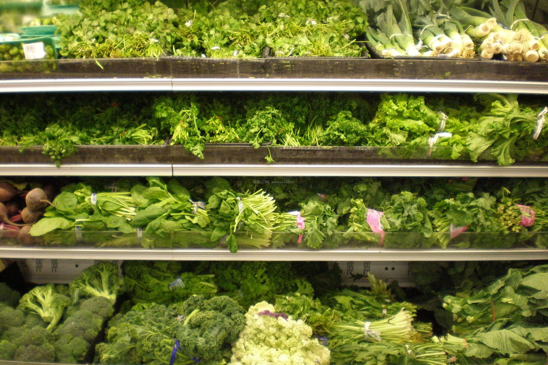 大型蔬菜超市室内装修效果图片