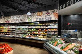 大型蔬菜超市室内装修效果图2023图片