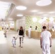 最新现代医院大厅走廊装修效果图2023