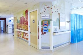 医院室内装修效果图 墙面装饰装修效果图片