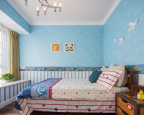 儿童房大全 蓝色墙面装修效果图片