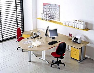 小型小型办公室装修设计效果图