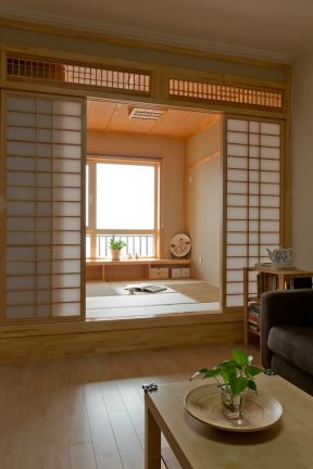 中式家装风格 阳台榻榻米装修效果图片