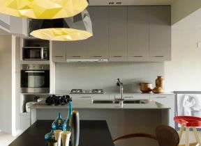 小户型公寓设计 开放式厨房装修效果图片