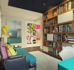 美式混搭风格客厅沙发颜色搭配图片