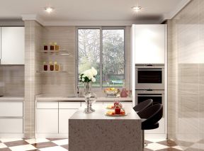 厨房隔断柜效果图 现代家装设计