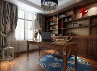 2023中式家居小书房设计装修效果图片