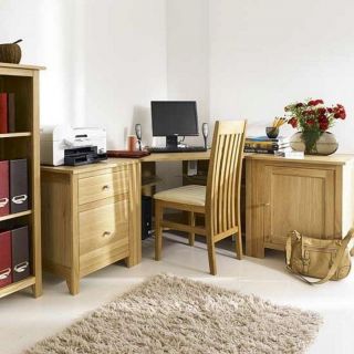 公寓办公室装修实木书柜效果图片
