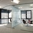 现代简约风格玻璃办公室装修效果图大全2023