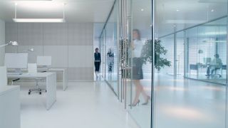 简约风格现代玻璃办公室装修效果图