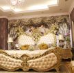 古典欧式风格别墅建筑卧室装修效果图片