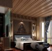 中式风格元素卧室吊顶装修效果图